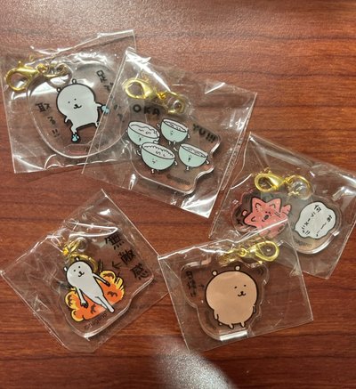 自嘲熊 壓克力吊飾 曬黑 無敵感 稀飯 穿襪子 海星
