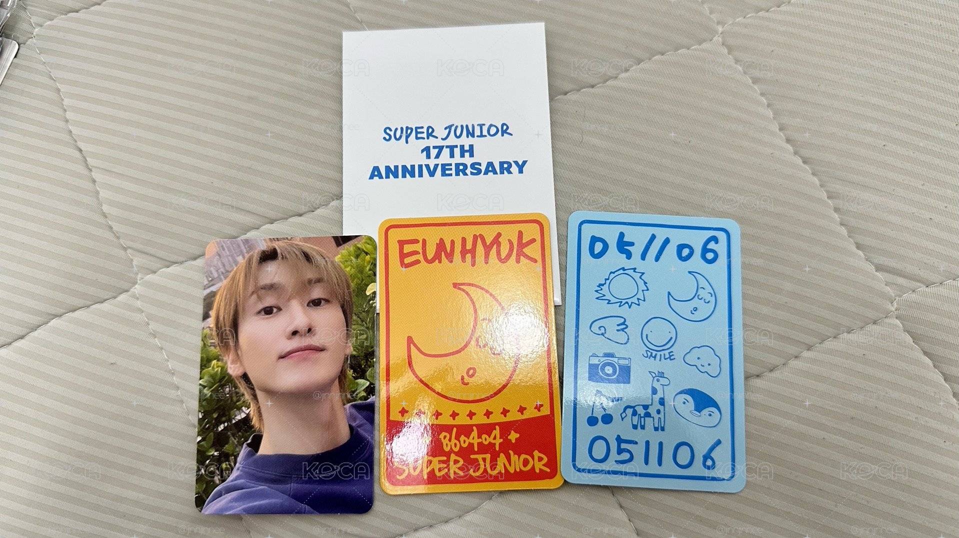 SJ 17、18、19週年 幸運卡 銀赫