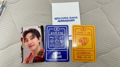 SJ 17-19週年 幸運卡 銀赫