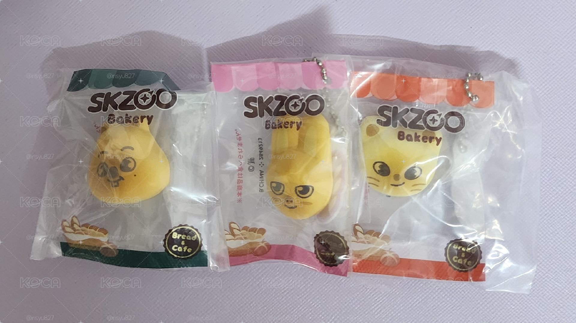 SKZOO 麵包扭蛋 韓知城+徐彰彬+黃鉉辰