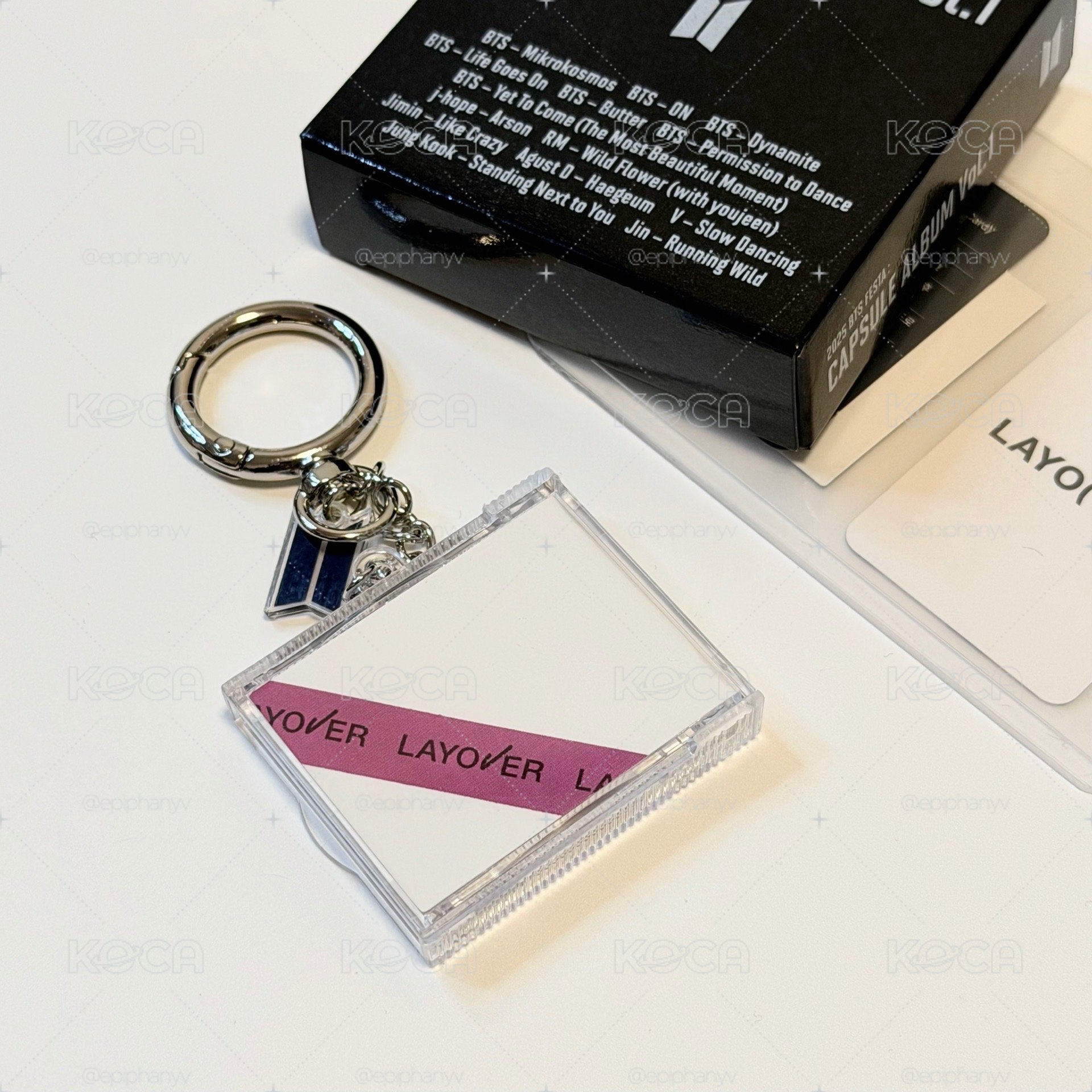 V / LAYOVER CAPSULE ALBUM FESTA扭蛋膠囊專