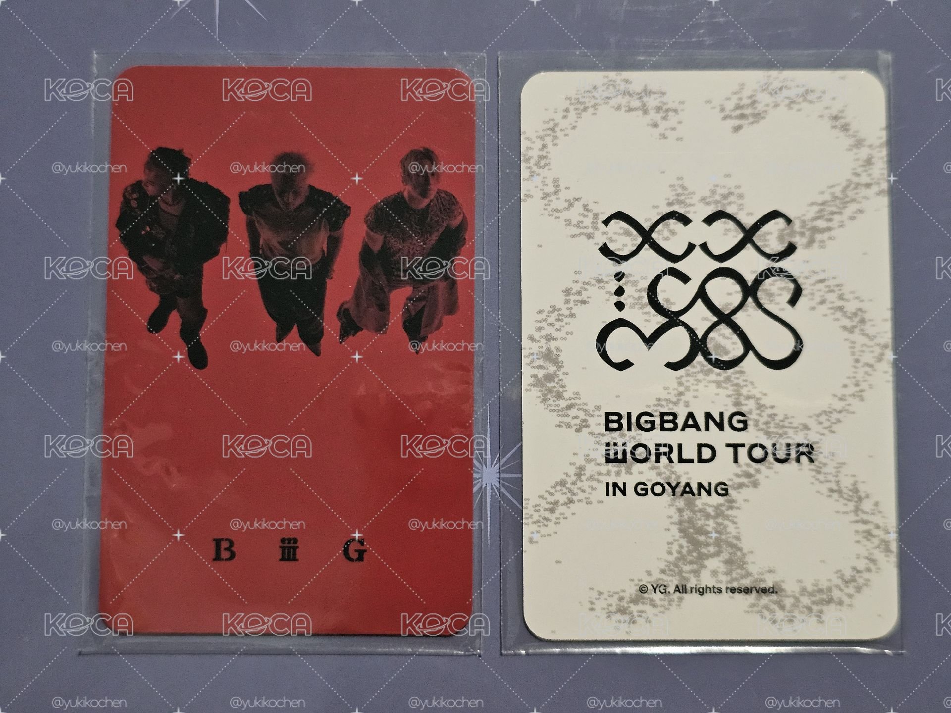 BigBang 高陽滿額卡(團卡)