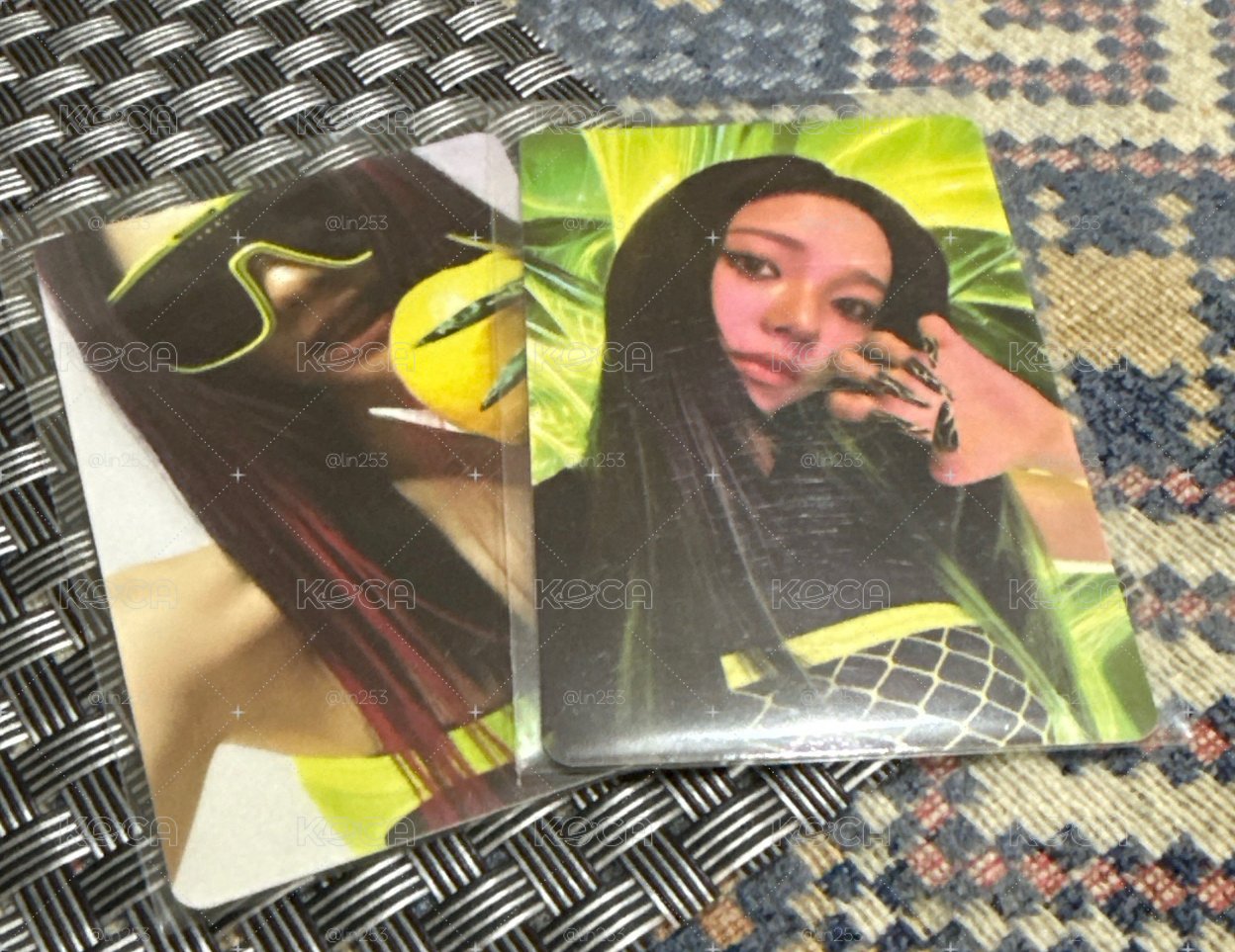 aespa lemonade 滿額卡兩張
