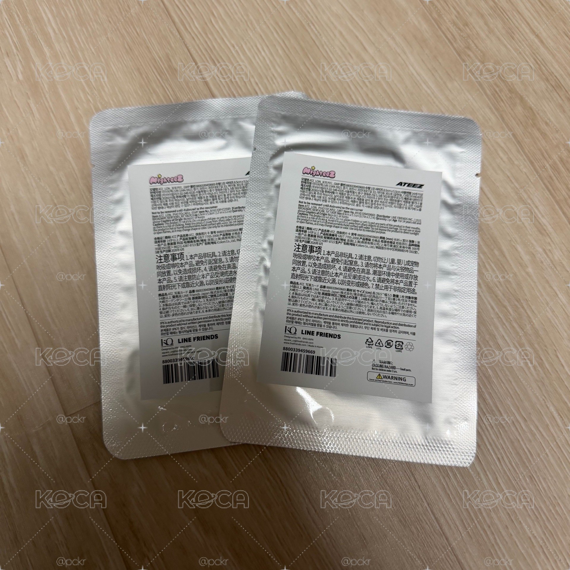MIGHTEEZ 滿額卡 POP-UP GIFT 未拆