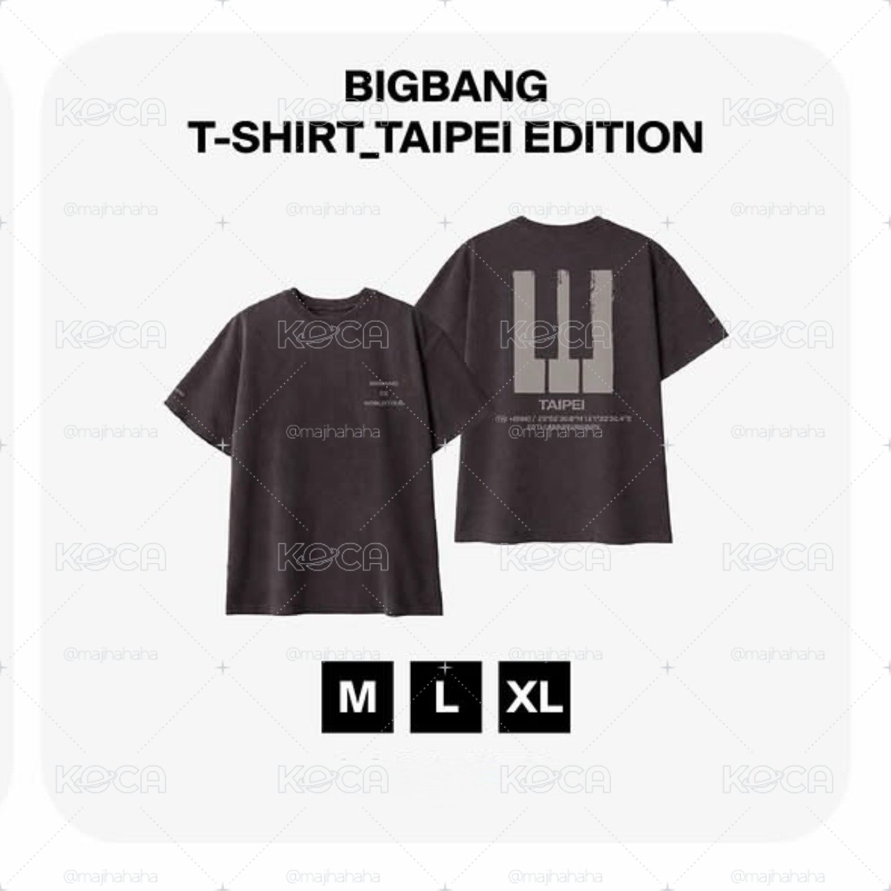 Bigbang台北城市限定T