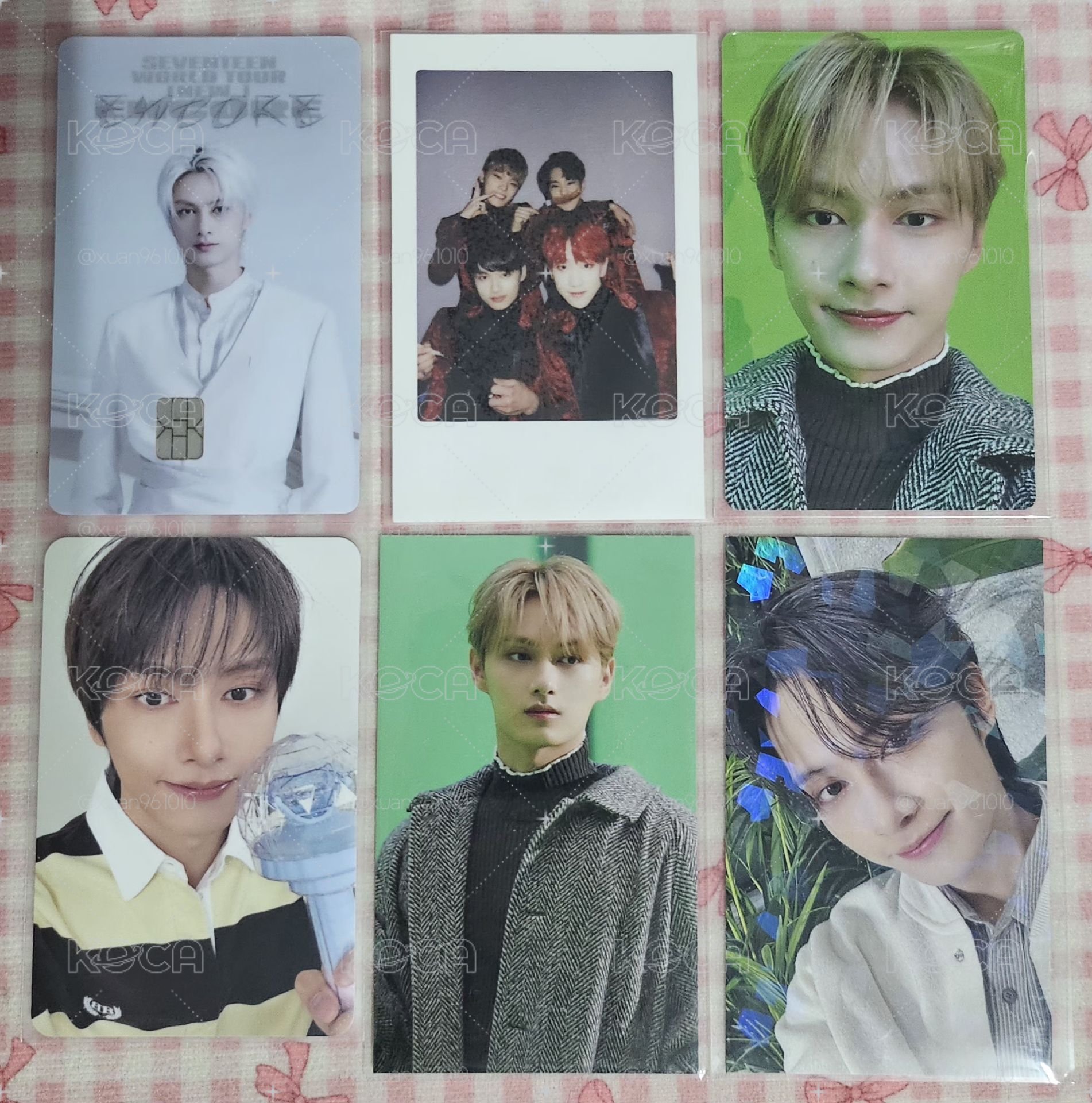 SEVENTEEN 文俊輝 小卡 