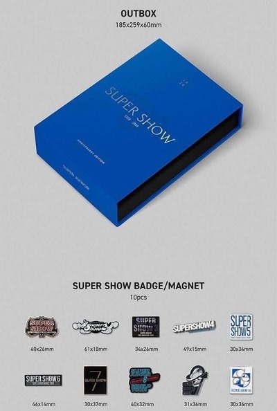 Super Show 回憶錄 徽章+外盒