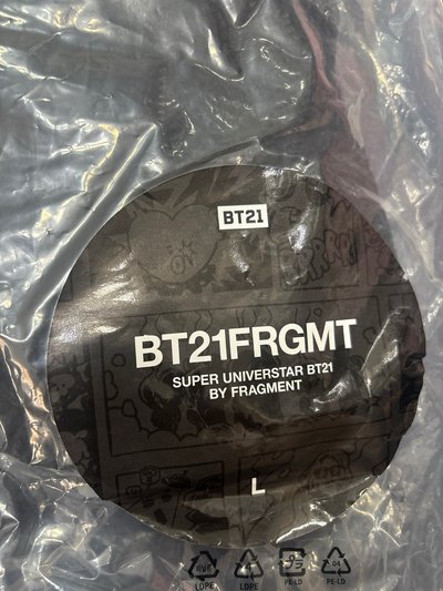 BT21 x FRAGMENT 藤原浩聯名 抓毛外套