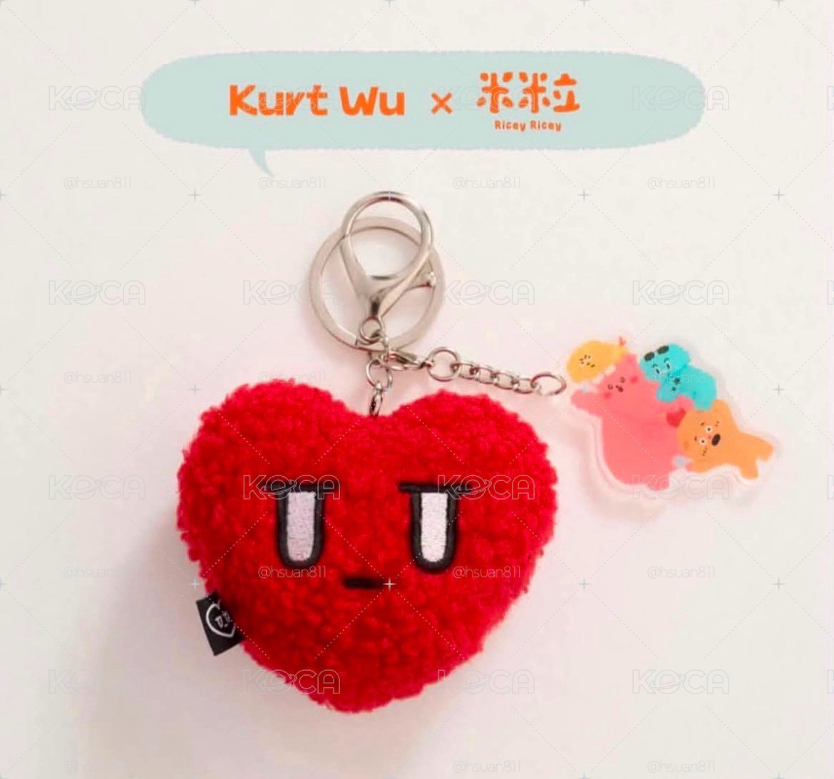 Kurt Wu X 米米力 聯名愛心