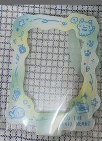 蕭貓釣魚藍色插卡立牌
