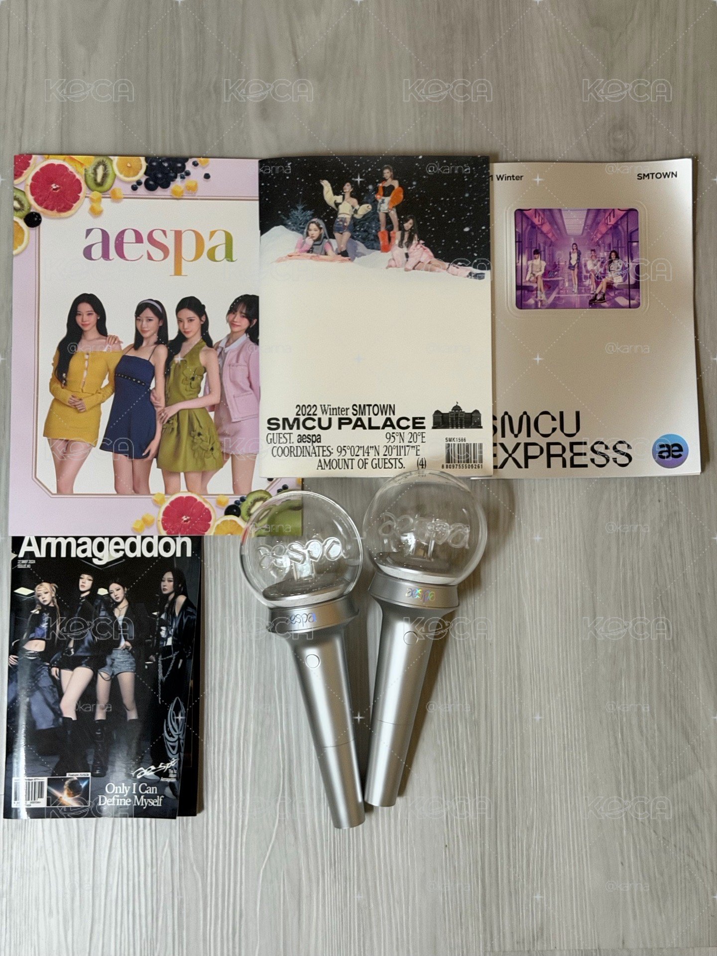aespa空專大盤&一代手燈