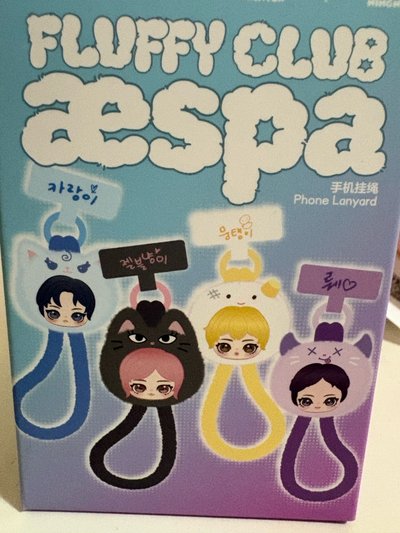 aespa x POPMART 手機掛繩夾片 Ningning普通款 僅拆袋確認款式未使用過