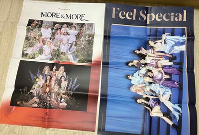 TWICE專輯 團體大海報、個人小海報～折疊～