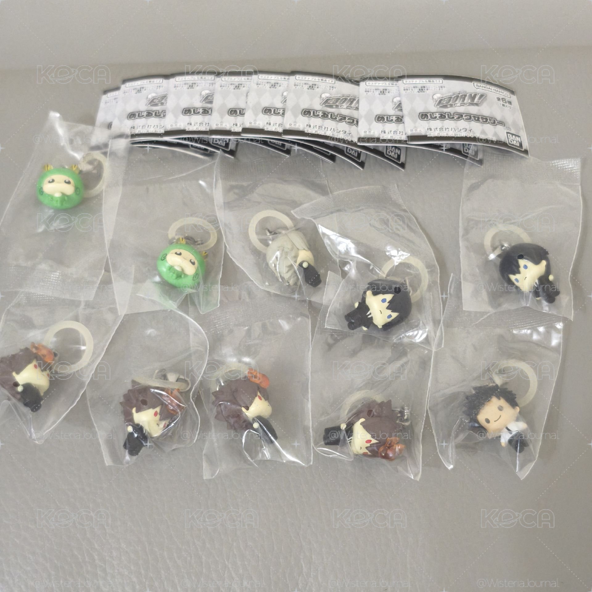 <全新未拆扭蛋> BANDAI 家庭教師 公仔吊飾 里包恩 澤田綱吉 獄寺隼人 山本武 雲雀恭彌 日本帶回