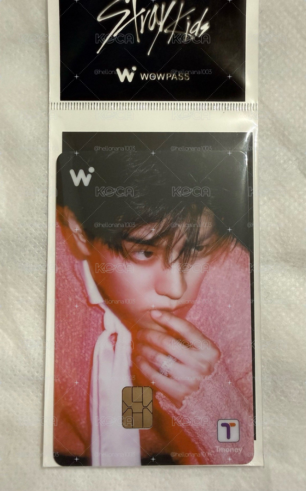 Stray kids Do it wowpass card Seungmin 昇玟