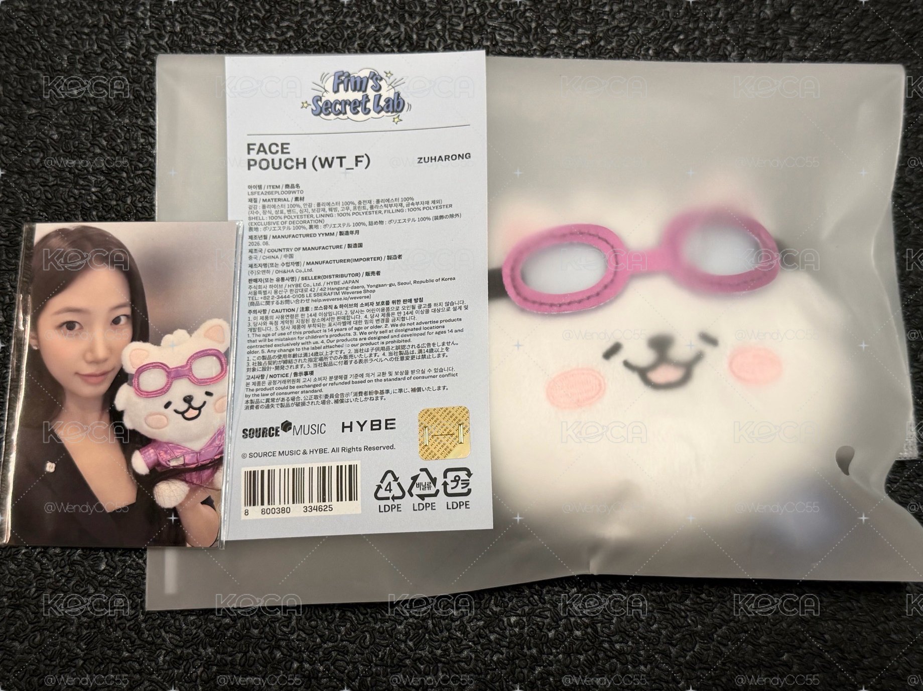 全新未拆｜FIM’S SECRET LAB大頭吊飾+滿額卡 （一葉）｜