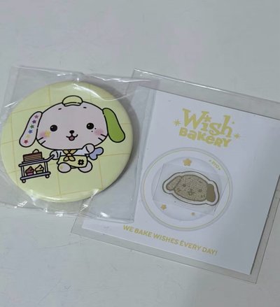 bakery韓場 ryo 徽章+防輻射貼