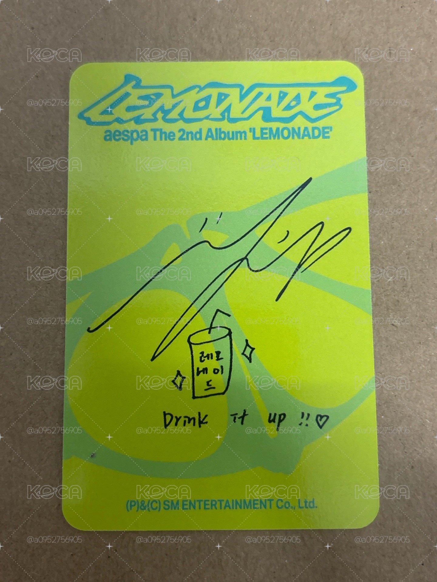 LEMONADE LEMONADE 專輯卡 