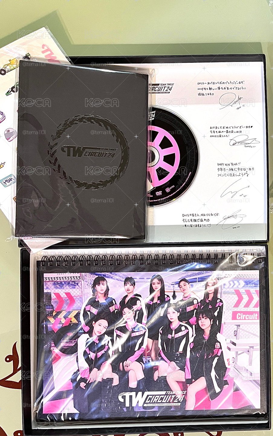 TWICE 2024日本年曆固配set