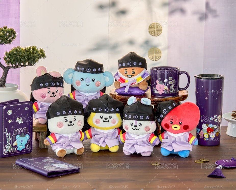 bt21韓服系列坐娃