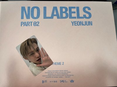 然竣No Labels part2一般專（pb)一套