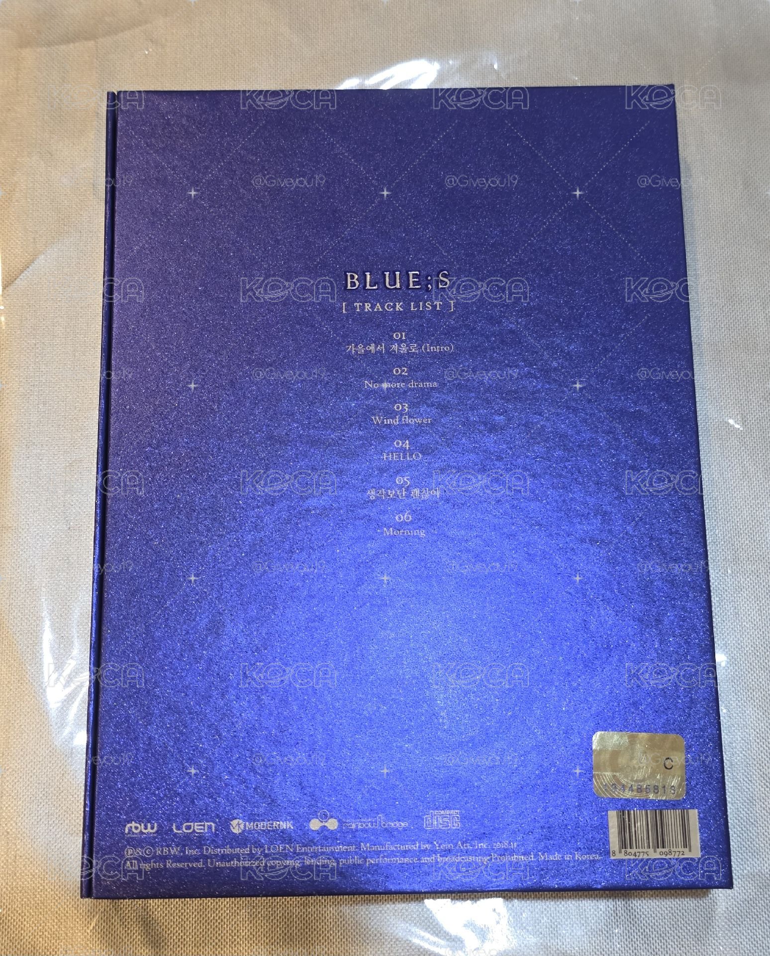 MAMAMOO 迷你8輯「BLUE;S」