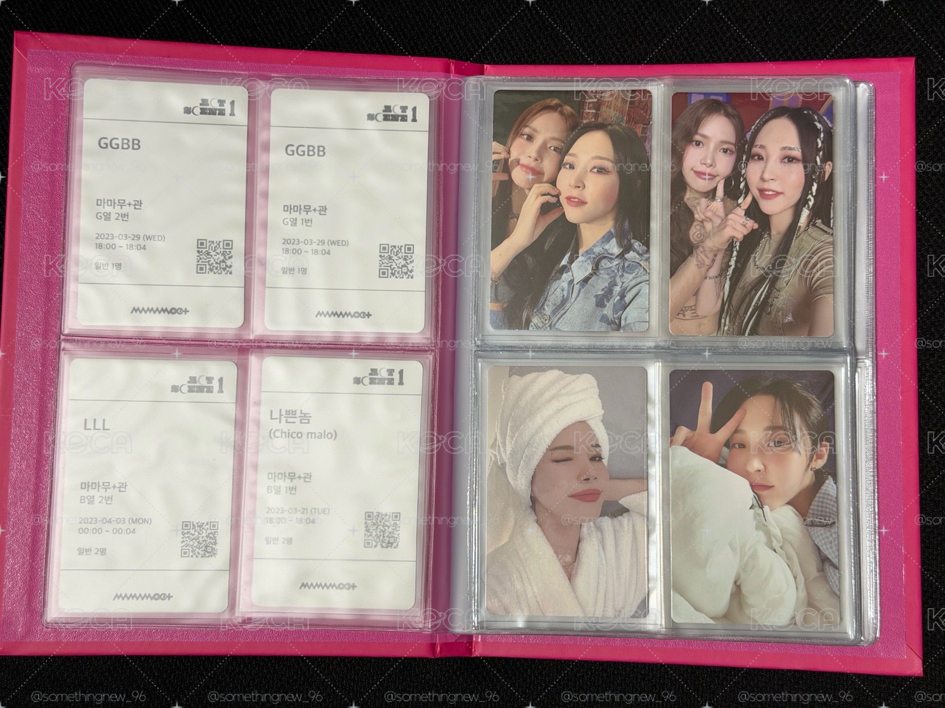 MAMAMOO+ 小分隊 收集冊 27張小卡 含特典、專卡、Better雜誌特典、人生四格、拍立得、照片