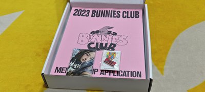 【有含小卡】NewJeans 會員禮 一期 瘦身窄盒版 BUNNIES CLUB 2023 (內容物完整無缺件)
