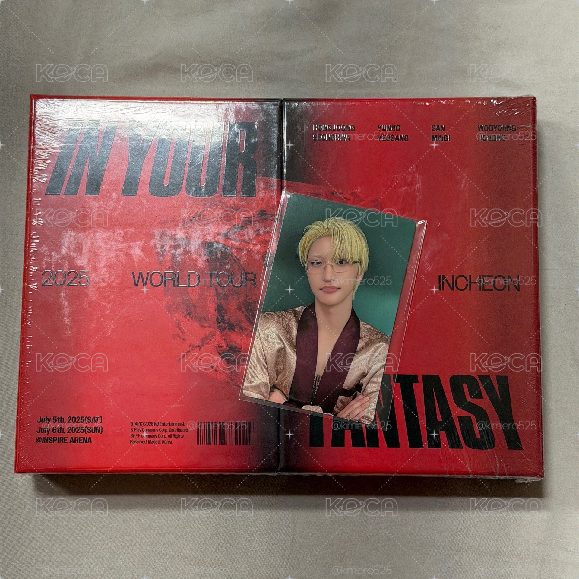 ATEEZ|含星化K4特典 IN YOUR FANTASY DVD 全新未拆封