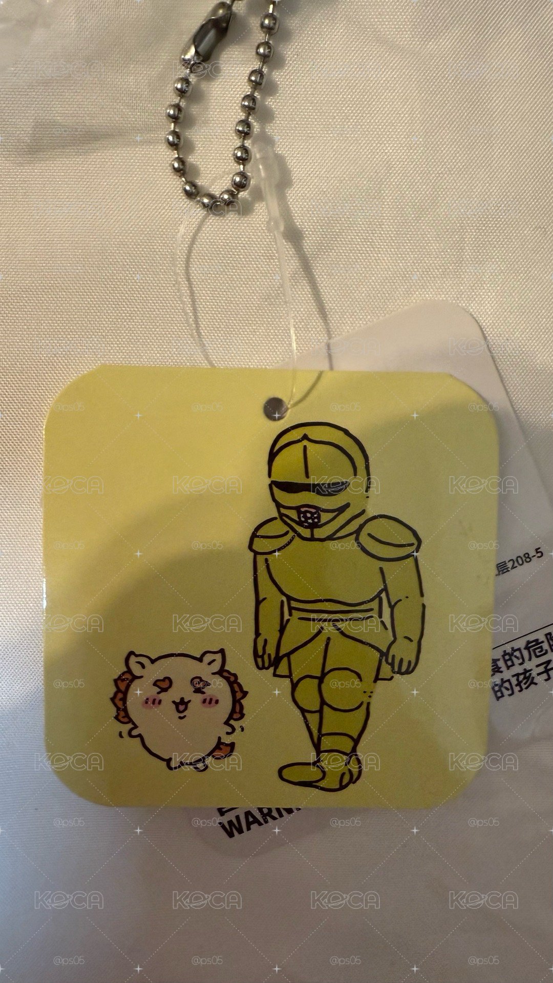拉麵鎧甲人 吊飾娃