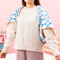 附收納口袋3WAY多功能保暖毯 (舞蹈)