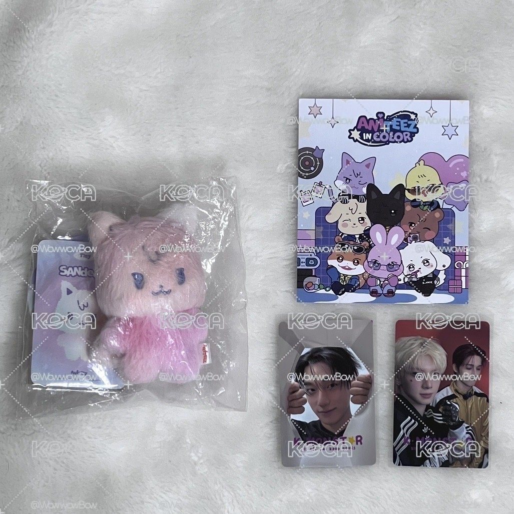 ANITEEZ IN COLOR 娃娃玩偶 COLOR MIX TINY ANITEEZ DOLL +入場卡+集章卡
