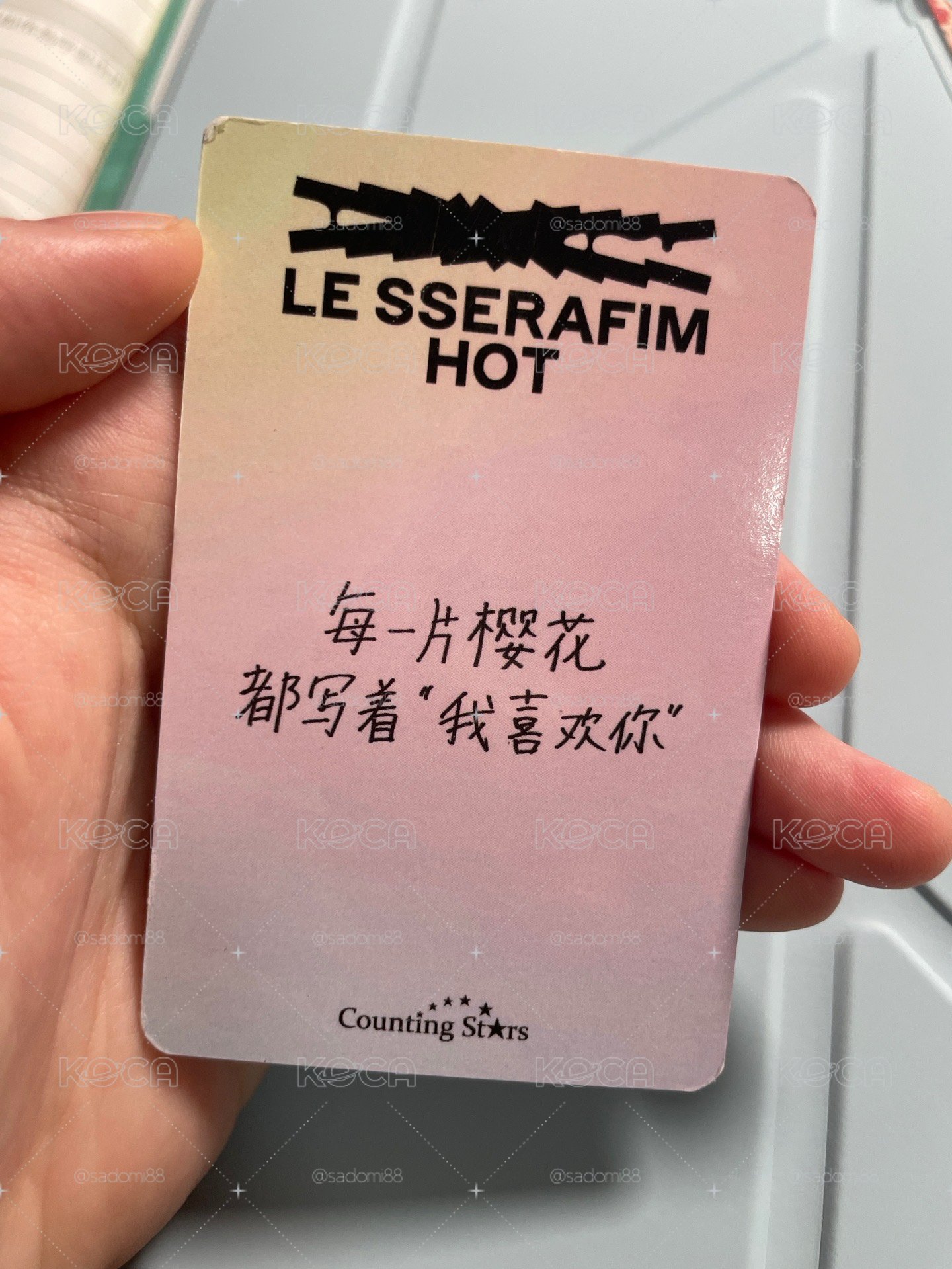 櫻中背有邊角損🔵