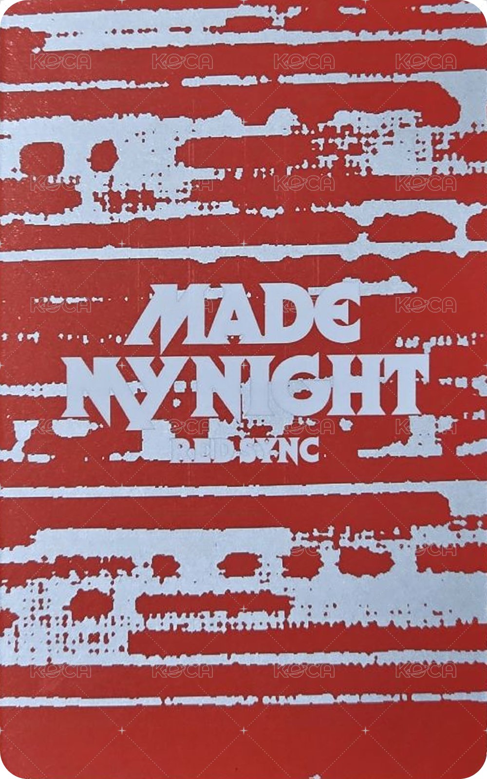 Made My Night RED SYNK Album photocard  Back
