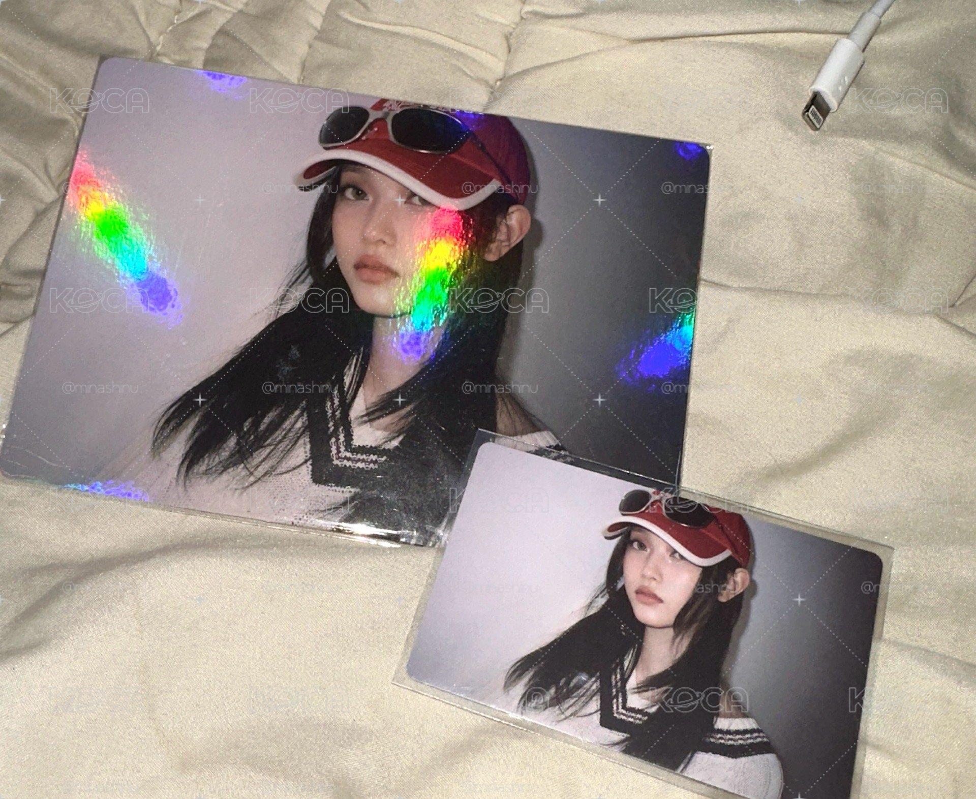 Haerin Wvs特典立牌+特典卡🧢