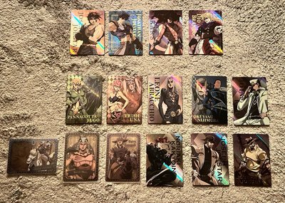 JOJO的奇妙冒險 星塵遠征隊 不滅鑽石 黃金之風 飆風野馬 隨機卡
