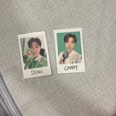 seventeen dino follow again 拍立得 特典 小卡
