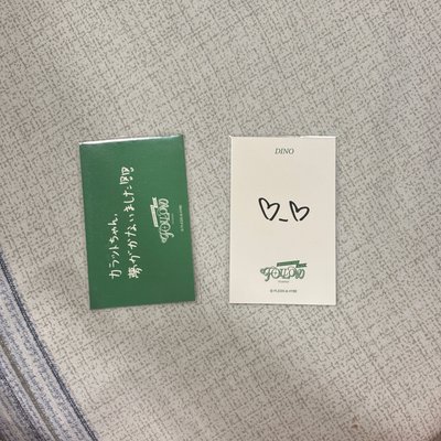 seventeen dino follow again 拍立得 特典 小卡