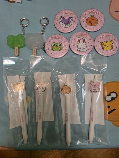 miniteen 冰淇淋 筆 束口袋