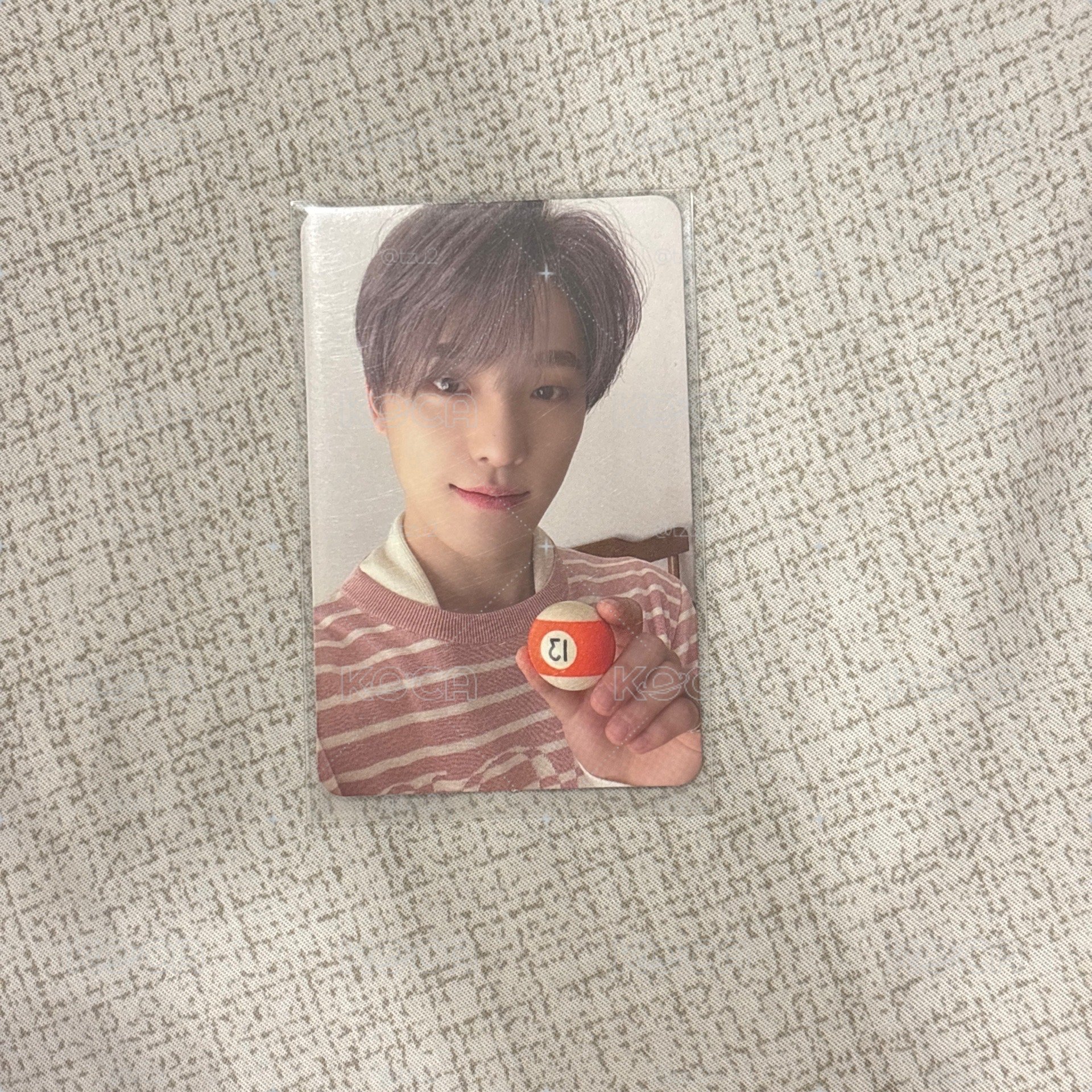 seventeen dino 李燦 迷八 撞球燦 小卡