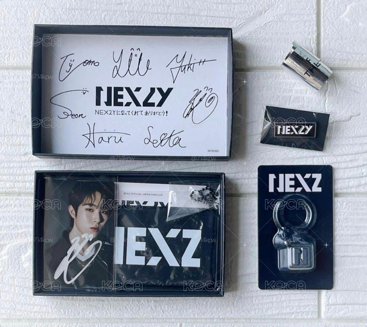 Nexz入會員禮 hyui 親簽