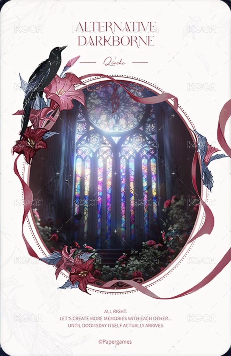 誓約卡 周邊卡  背面