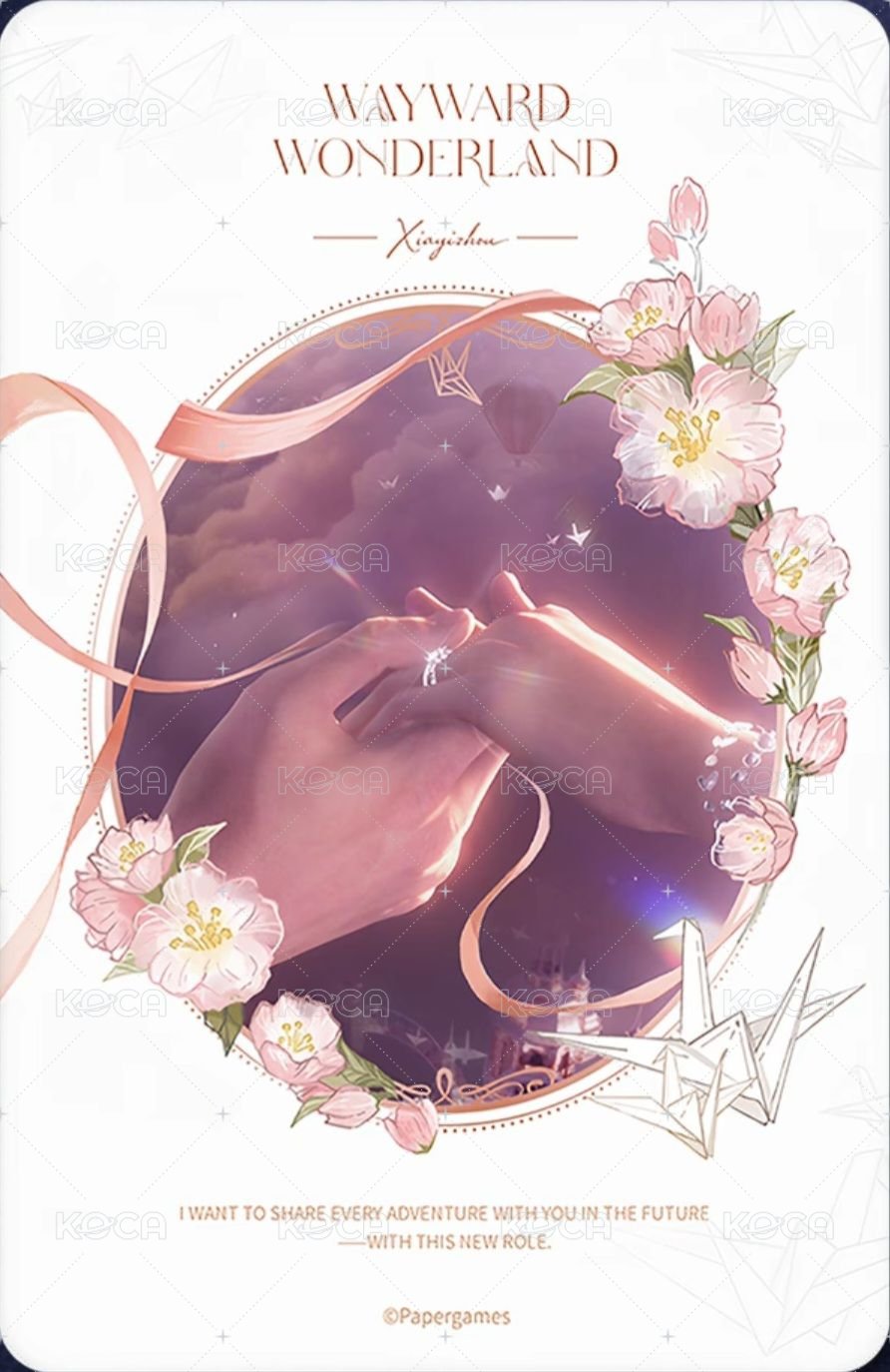 誓約卡 周邊卡  背面