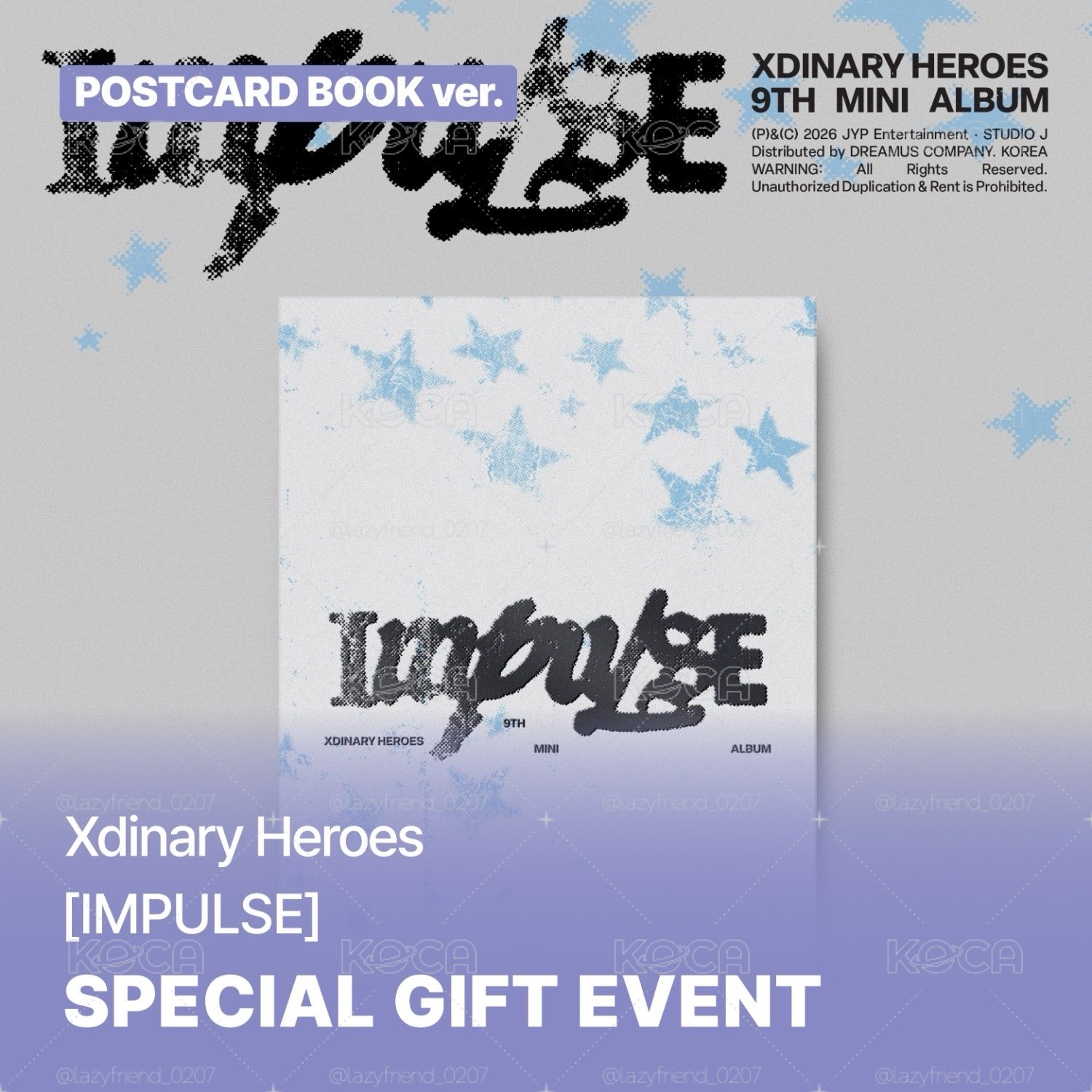 預購Xdinary Heroes 迷9 [IMPULSE] (POSTCARD BOOK Ver.)