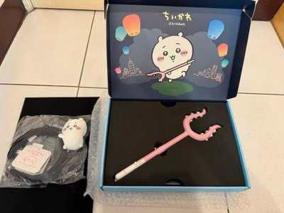吉伊卡哇發光討伐棒+角色名牌+樂園髮箍+夜市貼紙+吉伊島二郎貼紙