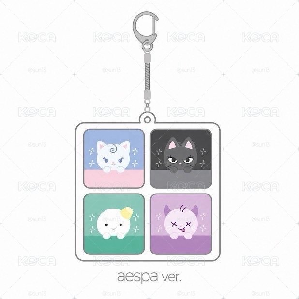 上海SM鍵帽鑰匙圈(aespa、RV目前不接)