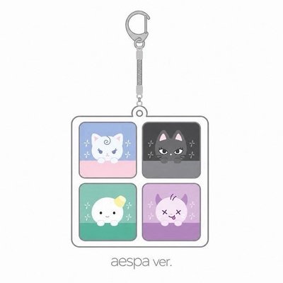上海SM鍵帽鑰匙圈(aespa、RV目前不接)