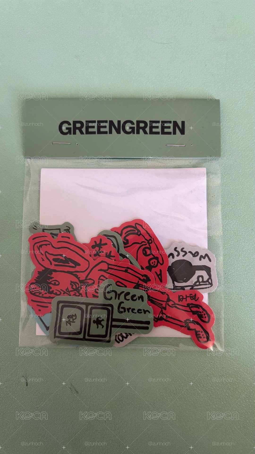 Cortis green green貼紙包