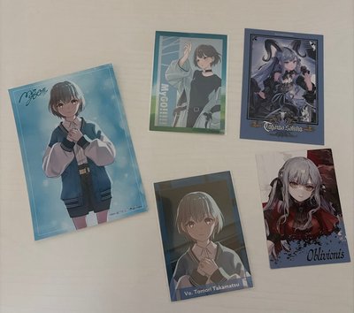 燈祥各種特典小卡、L判