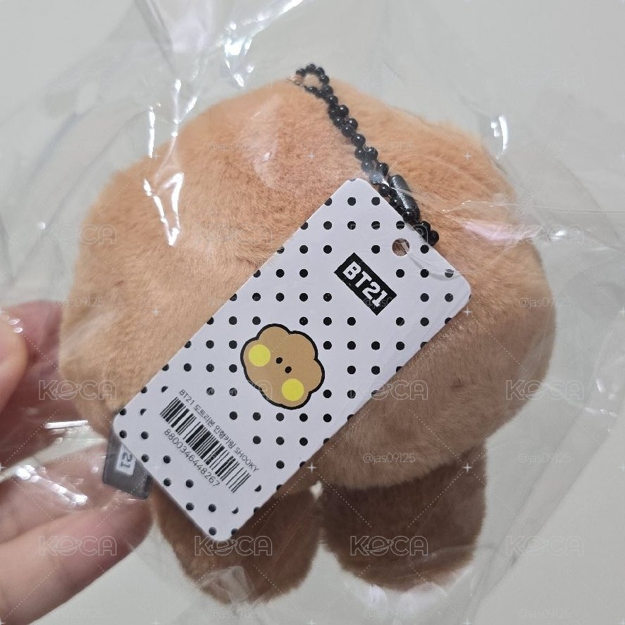 BT21波點蝴蝶結吊飾 Shooky